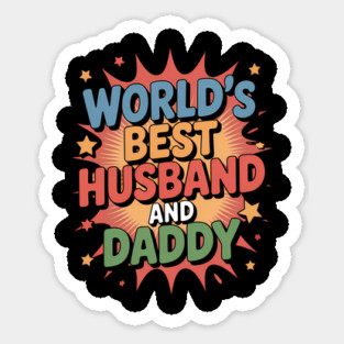 World's Best Husband & Daddy Fathers Gift Magnet