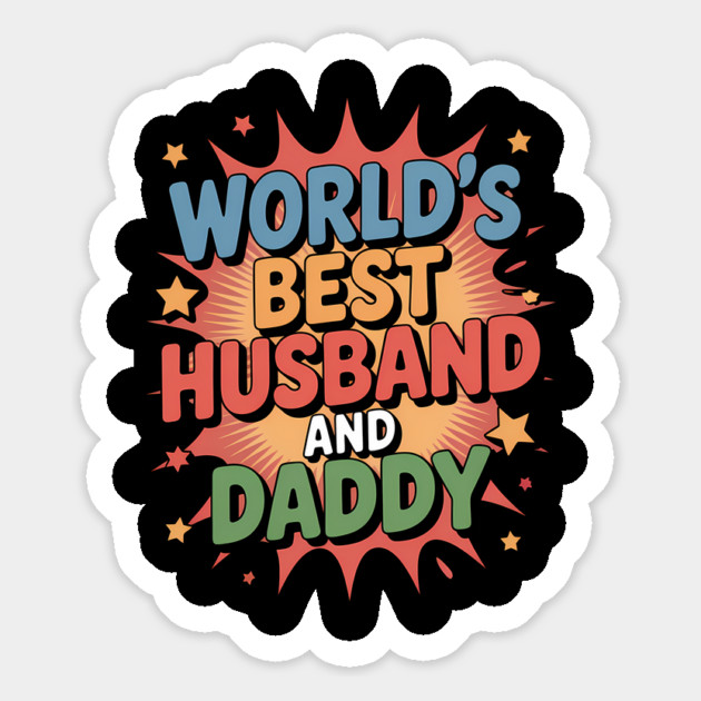 World's Best Husband & Daddy Fathers Gift Magnet by The Fatherhood Brand