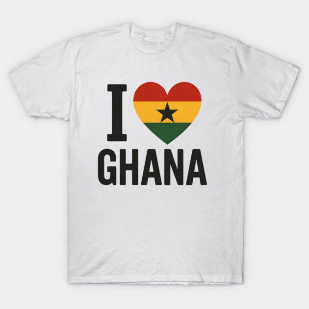 I Love Ghana T-Shirt by Adwoa's Store