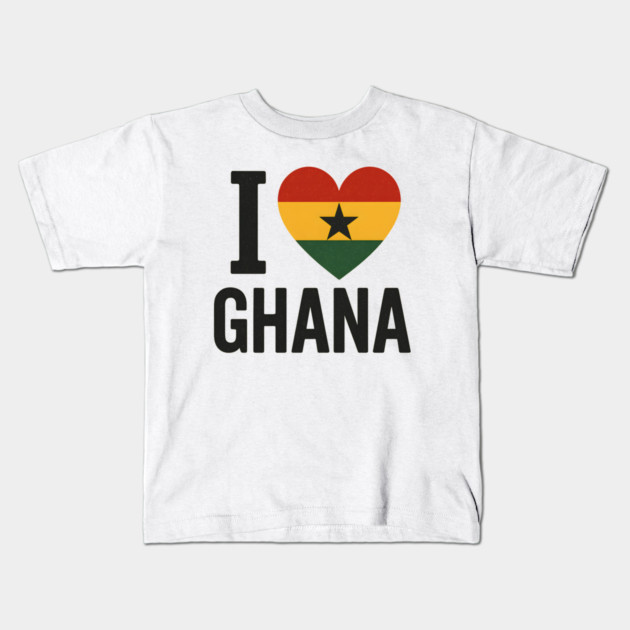 I Love Ghana Kids T-Shirt by Adwoa's Store