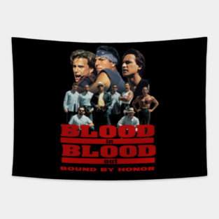 Blood In Blood Out Tee - matteo-micallef #1975 Tapestry