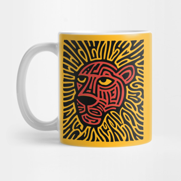 Tiger Linocut Art - Wildlife Enthusiast Gift by TuncGK