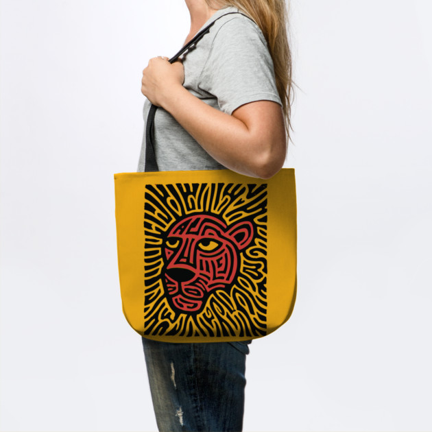 Tiger Linocut Art - Wildlife Enthusiast Gift by TuncGK