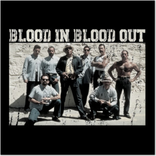 Blood In Blood Out The Gang Retro - matteo-micallef #1987 Posters and Art