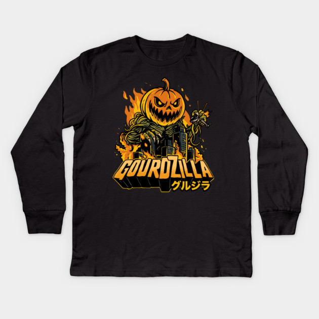 Gourdzilla Kids Long Sleeve T-Shirt by GoshWow®