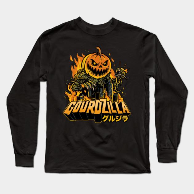 Gourdzilla Long Sleeve T-Shirt by GoshWow®