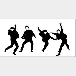 Jumping Beatles Posters and Art