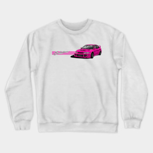 mitsubishi evo classic car Crewneck Sweatshirt