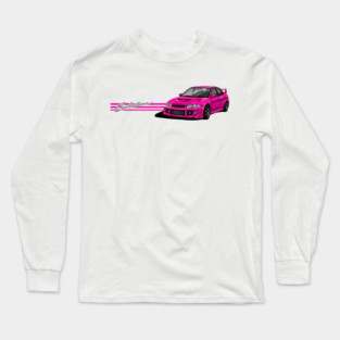 mitsubishi evo classic car Long Sleeve T-Shirt