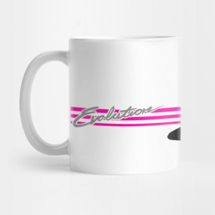 mitsubishi evo classic car Mug