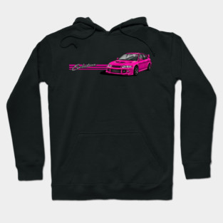 mitsubishi evo classic car Hoodie