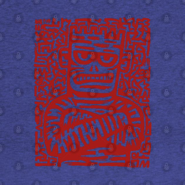 Spooky Cute Frankenstein Monster Art for Kids Halloween Gift by TuncGK