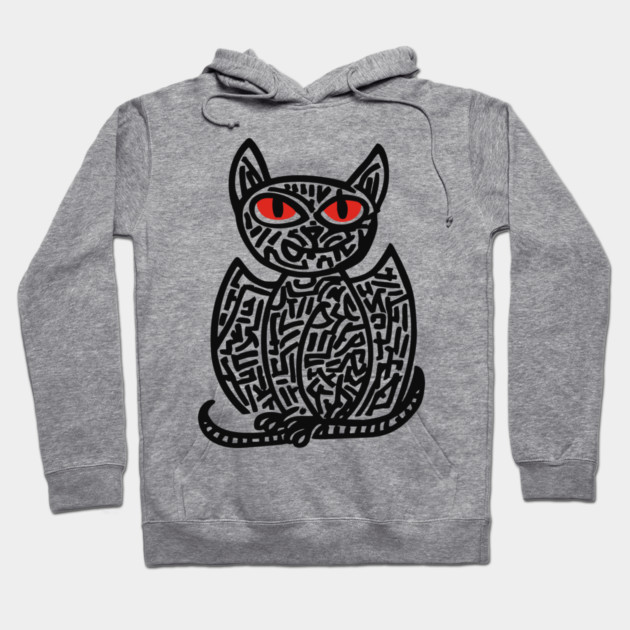 Fantasy Owl Cat Creature for Imaginative Kids Room Decor Hoodie by TuncGK
