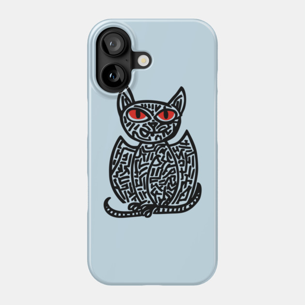 Fantasy Owl Cat Creature for Imaginative Kids Room Decor Phone Case by TuncGK