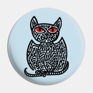 Fantasy Owl Cat Creature for Imaginative Kids Room Decor Pin