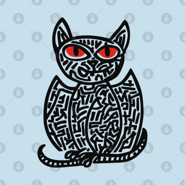 Fantasy Owl Cat Creature for Imaginative Kids Room Decor by TuncGK