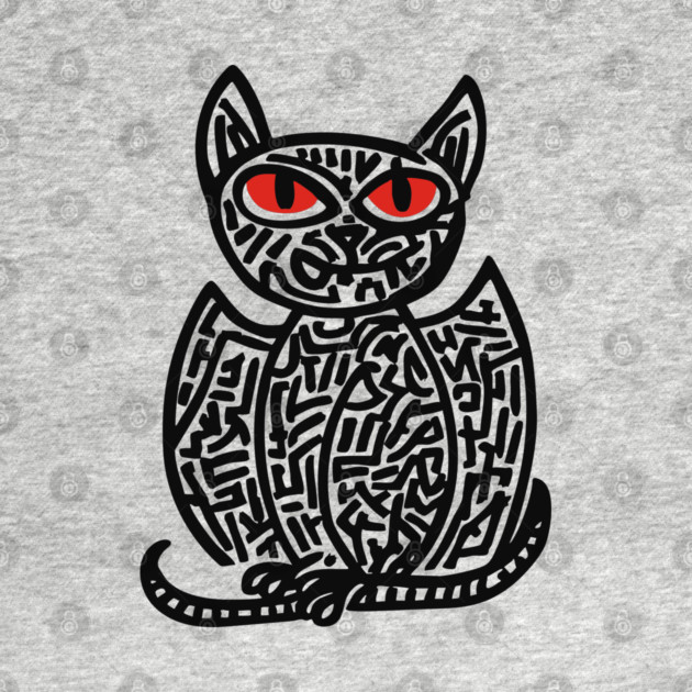 Fantasy Owl Cat Creature for Imaginative Kids Room Decor by TuncGK