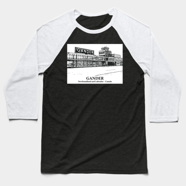 Gander - Newfoundland and Labrador Baseball T-Shirt by Lakeric