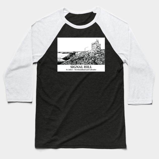 Signal Hill - St. John's NL Baseball T-Shirt by Lakeric