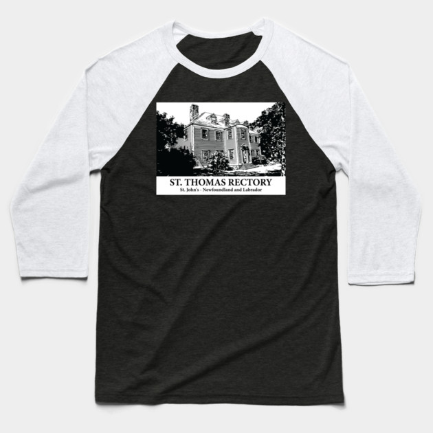 St. Thomas Rectory - St. John's NL Baseball T-Shirt by Lakeric