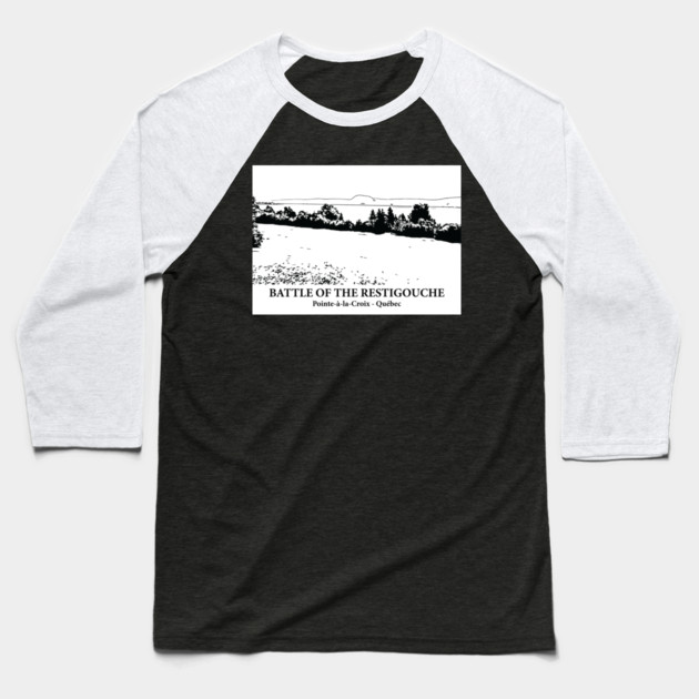 Battle of the Restigouche - Pointe-à-la-Croix QC Baseball T-Shirt by Lakeric