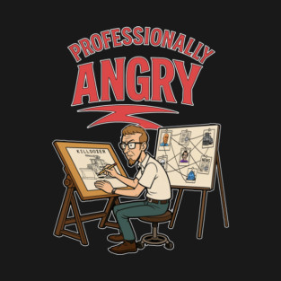 Professionally Angry T-Shirt