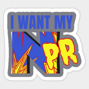 I Want My NPR Sticker