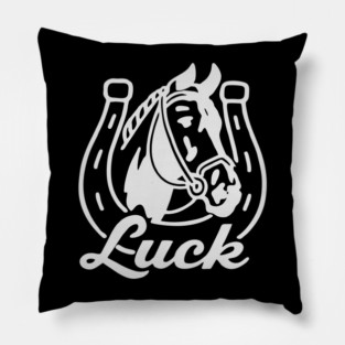 Lucky Horseshoe Pillow
