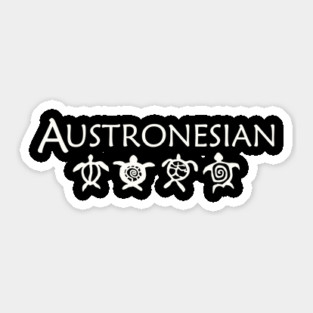 Austronesian Seafarers Sticker
