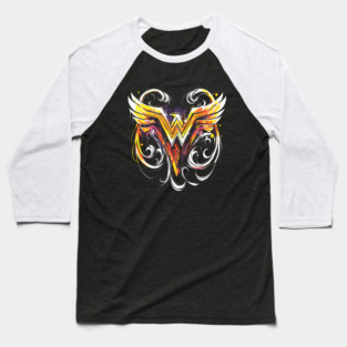 wonder woman logo Baseball T-Shirt