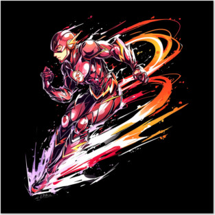 the flash Posters and Art