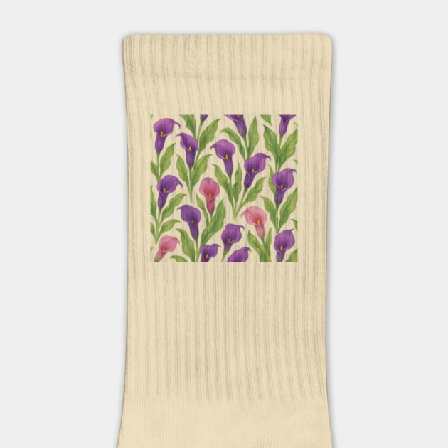 Calla Lily Watercolor Floral Pattern by Sharafeldin  's Store