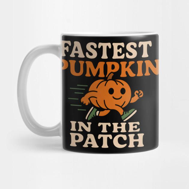 Fastest Pumpkin in the Patch Funny Halloween Running Graphic by MakerMind8.2