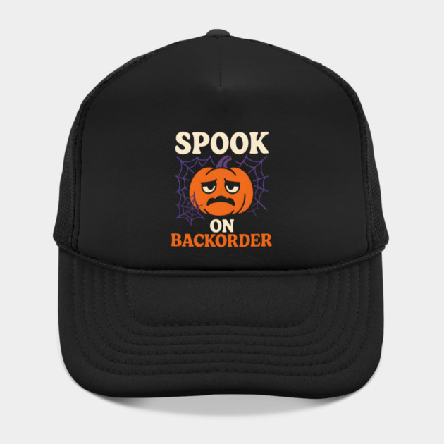 Spook on Backorder Funny Pumpkin Halloween Humor Graphic by MakerMind8.2