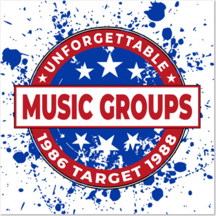 Target 7/10/26 Belgium 1986 1988 Music D5166 Posters and Art