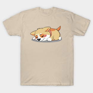 Corgi little dog and cute pyjamas T-Shirt