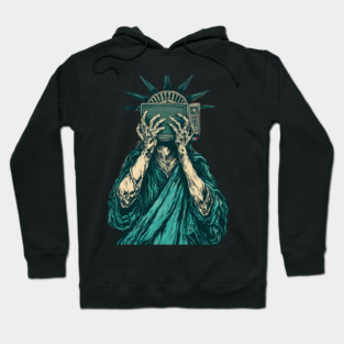 Corporate Controlled Media: Lady Liberty Censored Hoodie