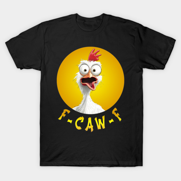 Lustiges Huhn T-Shirt Herren - Cartoon Hahn Design Bauerhof Humor