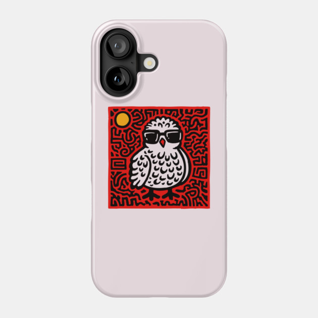 Cool Chick with Sunglasses Art for Quirky Kids Room Decor Phone Case by TuncGK