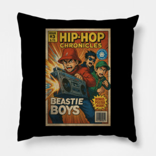 hip hop beastie boys Pillow