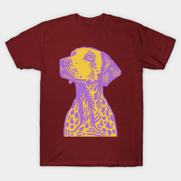 Funky Pop Art Dalmatian for Colorful Dorm Room Decor T-Shirt by TuncGK