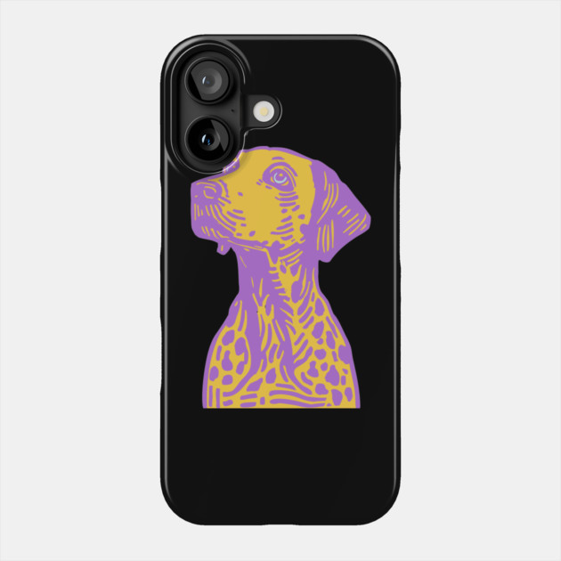 Funky Pop Art Dalmatian for Colorful Dorm Room Decor Phone Case by TuncGK