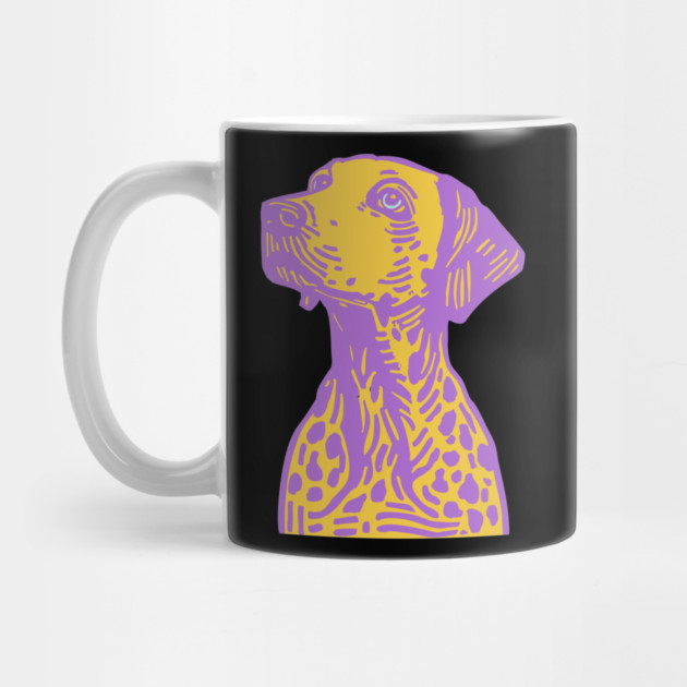 Funky Pop Art Dalmatian for Colorful Dorm Room Decor by TuncGK
