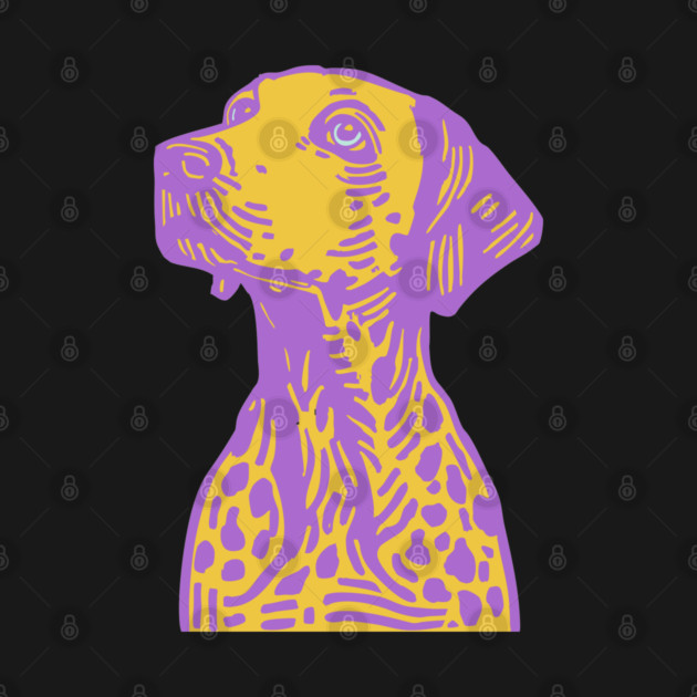 Funky Pop Art Dalmatian for Colorful Dorm Room Decor by TuncGK