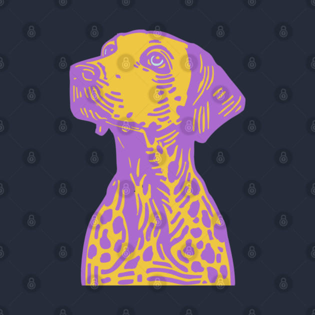 Funky Pop Art Dalmatian for Colorful Dorm Room Decor by TuncGK