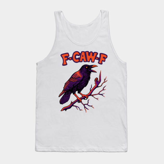 F CAW F Crow Tank Top by The WYLD Tribe