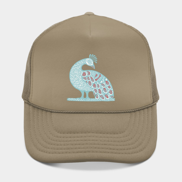 Elegant Peacock Folk Art for Whimsical Nursery Decor by TuncGK