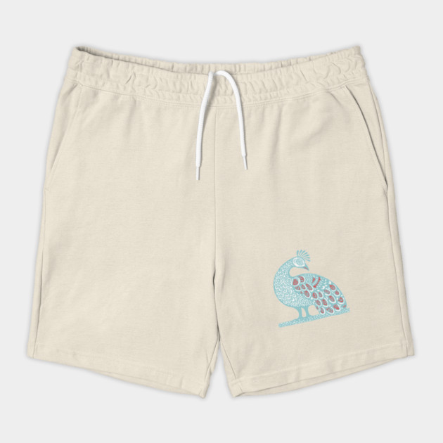 Elegant Peacock Folk Art for Whimsical Nursery Decor by TuncGK