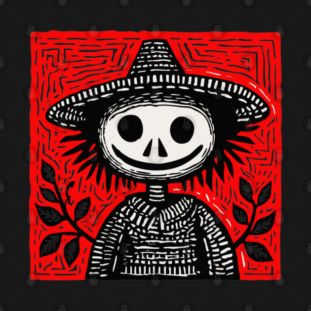 Friendly Scarecrow Art for Kids Halloween and Autumn Decor by TuncGK