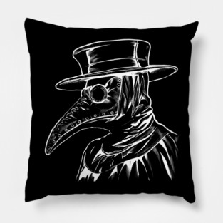 Dr. Plague (White) Pillow